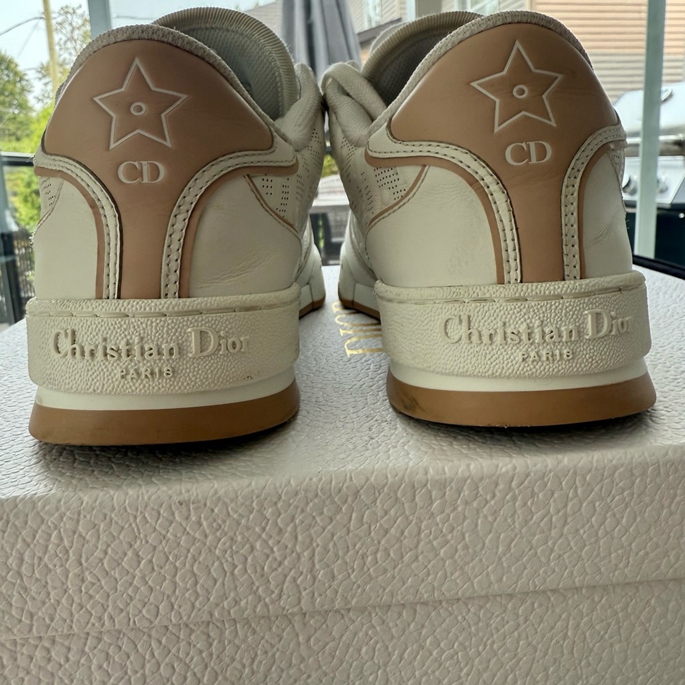 Dior Cream and Pink Sneakers - Picture 5 of 8